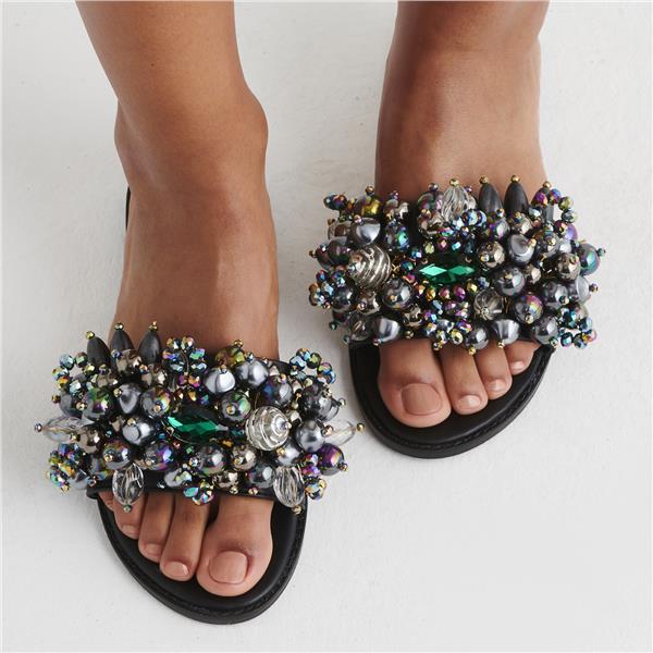 Women's Leather Sandals / GLAMOUR  