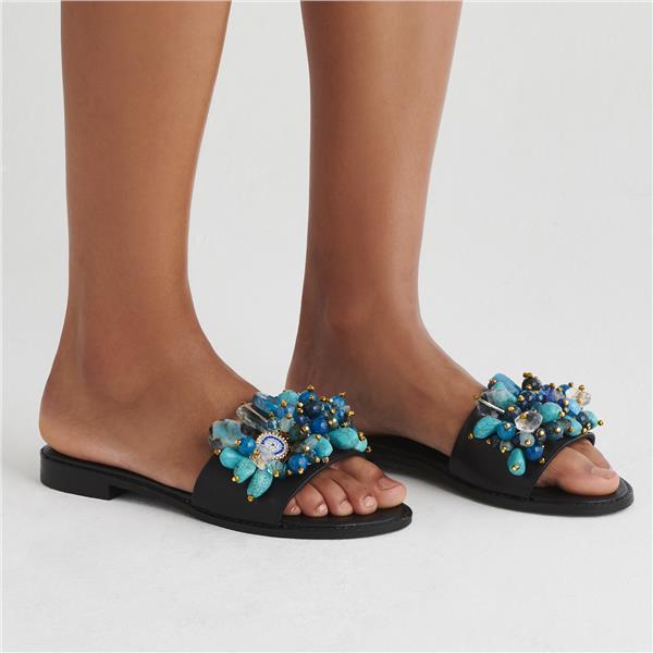 Women's Leather Sandals / ALESSIA