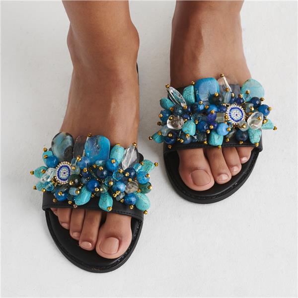 Women's Leather Sandals / ALESSIA