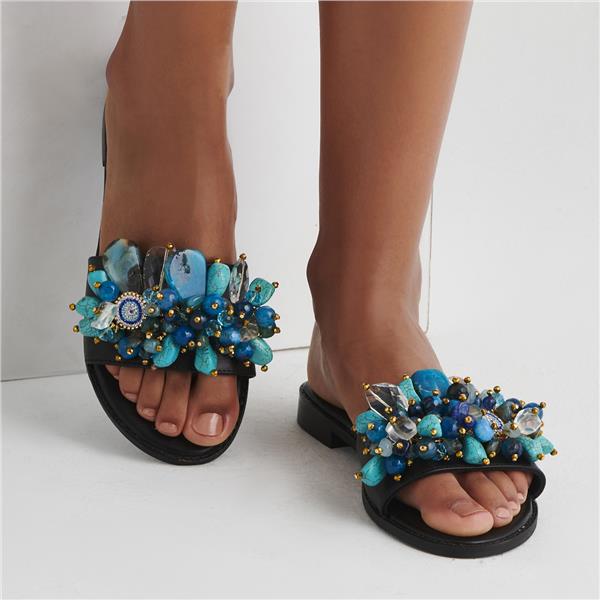 Women's Leather Sandals / ALESSIA