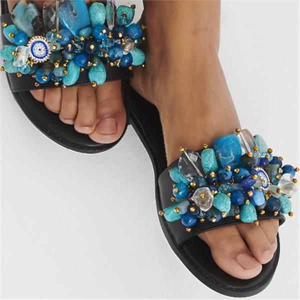 Women's Leather Sandals / ALESSIA